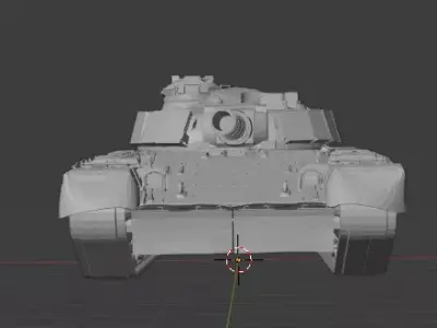 Object 292 T80 Soviet Union Free 3D print model