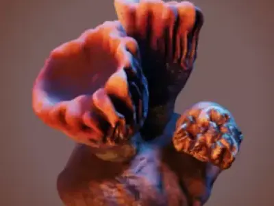 Coral 2 Free low-poly 3D model