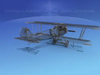 Pfalz DIII Historic Fighter V11 3D model