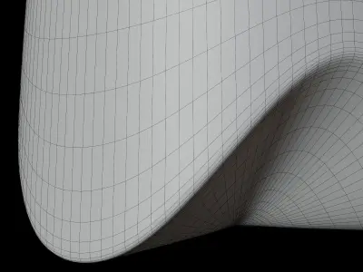 Ceramic Home Modern Shape Flower Planter Pot for Succulent Free 3D model