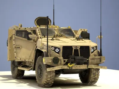 Jltv Oshkosh Low-poly 3D model