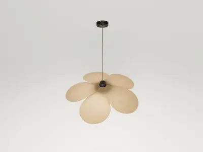 Fabric ceiling Lamp Free 3D model