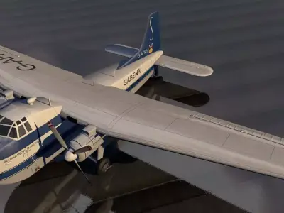 Bristol Type 170 Freighter 3D model