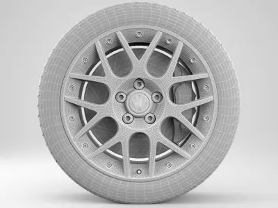 Volkswagen Passat Rim 3D model