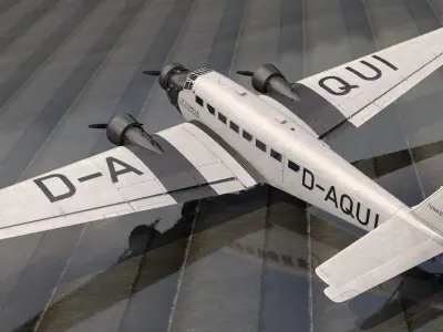 Junkers Ju-52 1m 3D model