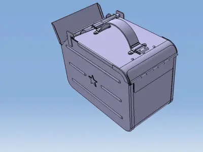 Ammunition Box DShK DShKM NSVT NSV KORD 3D model