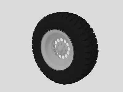 Offroad Tire 3D model