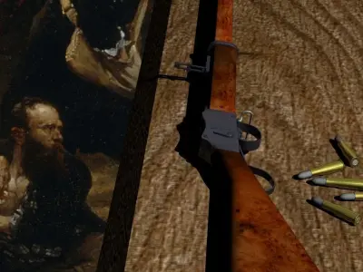 The 45 Martini-Henry Carbine 3D model