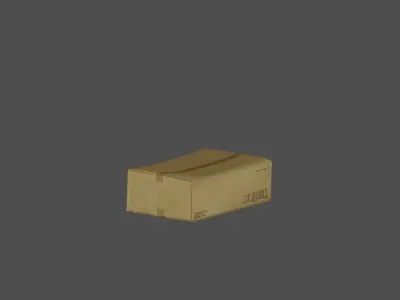Boxes Low-poly 3D model