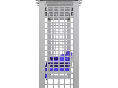Porch Siwng Low-poly 3D model