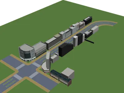 Commercial Building Collection 50 items Vol2 3D model