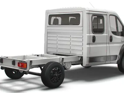 RAM Promaster Chassis Truck Crew Cab 3450 WB 2023 3D model