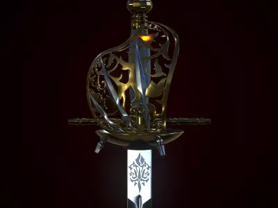 Small Sword 3D model