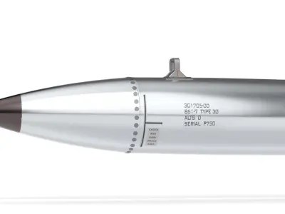 B61 Silver Bullet Fusion Bomb 3D model