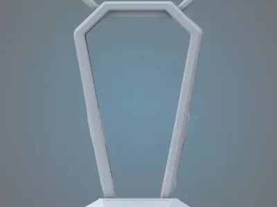 Futuristic Sci-Fi Headset Stand 3D print model
