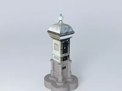 Public Weather Station Free 3D model