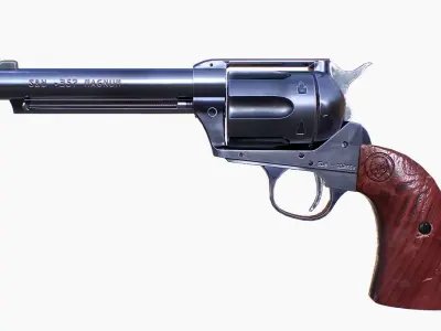 Colt Peacemaker SAA CO2 Low-poly 3D model