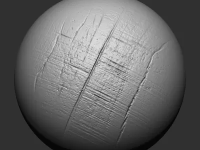 Wood Cracks VDM Brush Pack 3D model