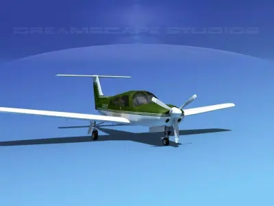 Piper PA-28R-201 Arrow III V09 3D model