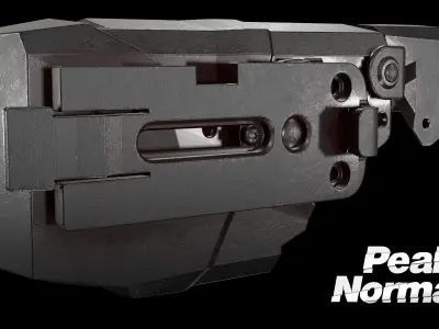 X2 Blade Tech Holster Low-poly 3D model