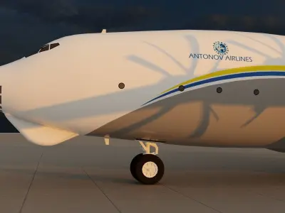 Antonov An-22 3D model