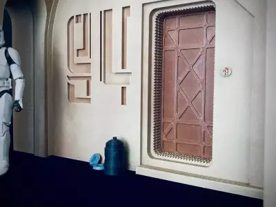 Docking Bay 94 Entrance Diorama 2 3D print model
