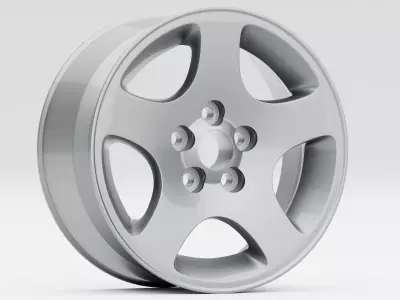 Audi S6 58707S Rim 3D model