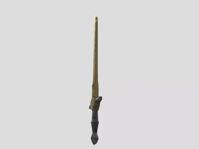Double-Edged Short Sword Low-poly 3D model
