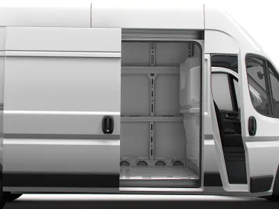 RAM Promaster Van L3H3 HQ Interior 2023 3D model