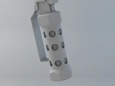 FlashBang grenade launcher 3D model