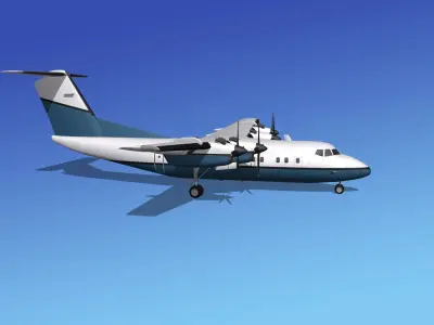 Dehavilland DHC-7 Corporate 1 3D model