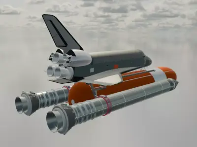 NASA Inspired Space Shuttle 3D model