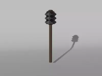 MIDDLE AGE STONE MACE Free 3D model