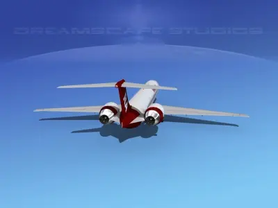 McDonnell Douglas MD-90 Richard Aviation 3D model