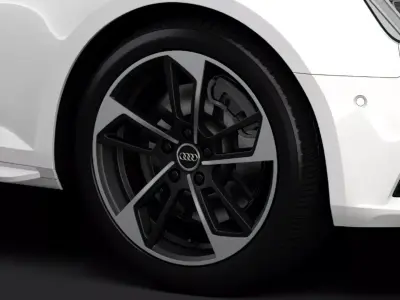 Audi A4 L 45 TFSI quattro S line B9 2016 wheel 3D model