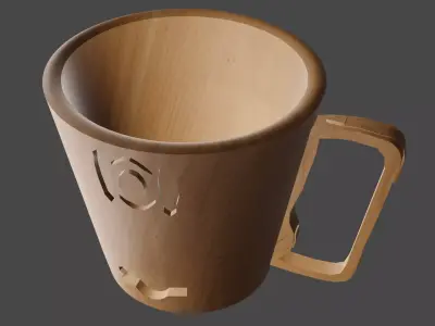 Ornament cup for 3D printing Free 3D print model