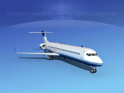 Comac ARJ21-900 Corporate 1  3D model