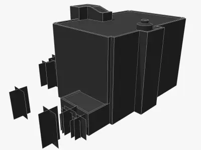Jade Financial Solutions Low-poly 3D model