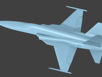Saeqeh-80 iran f-5e 3D print model