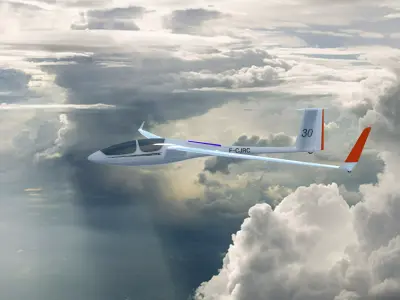 ASH30Mi Glider 3D model