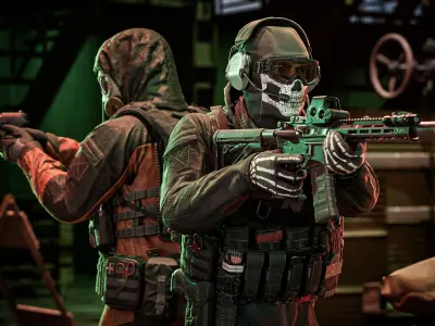 Modular PMC Character Low-poly 3D model