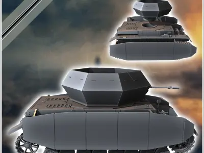 Flakpanzer IV AA Ostwind - miniatures tabletop scenery 3D print model