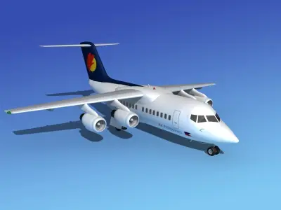 BAe 146-100 Air Philippines 3D model