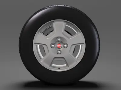 Fiat Fiorino wheel 2017 3D model