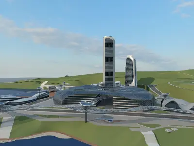  Office Building 2 3D model
