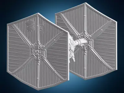 Imperial Tie Fighter 3D print model