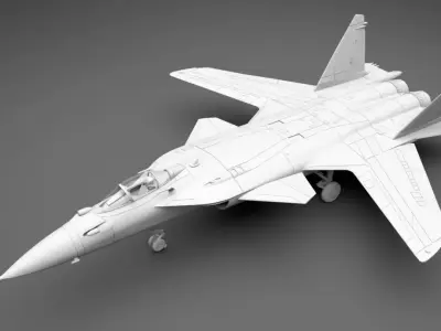 SU 47 Scale model 3D print model