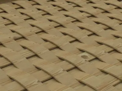 TABLE TOP- WOVEN PATTERN 3D model