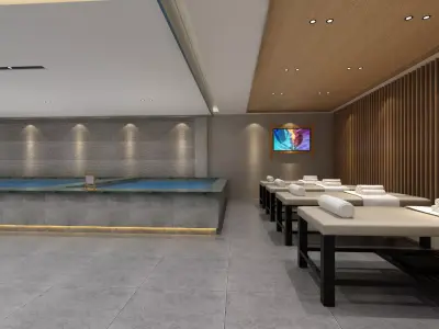 Spa Recreation Center 3D model