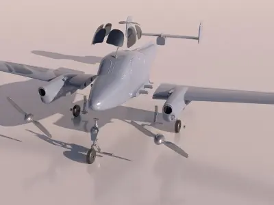 Airplane L-200 Morava for 3Dprint 3D print model